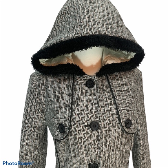 ♥️SOLD♥️ Three Stones Tweed Lined Winter - Picture 2 of 10